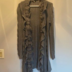 Long sweater cardigan